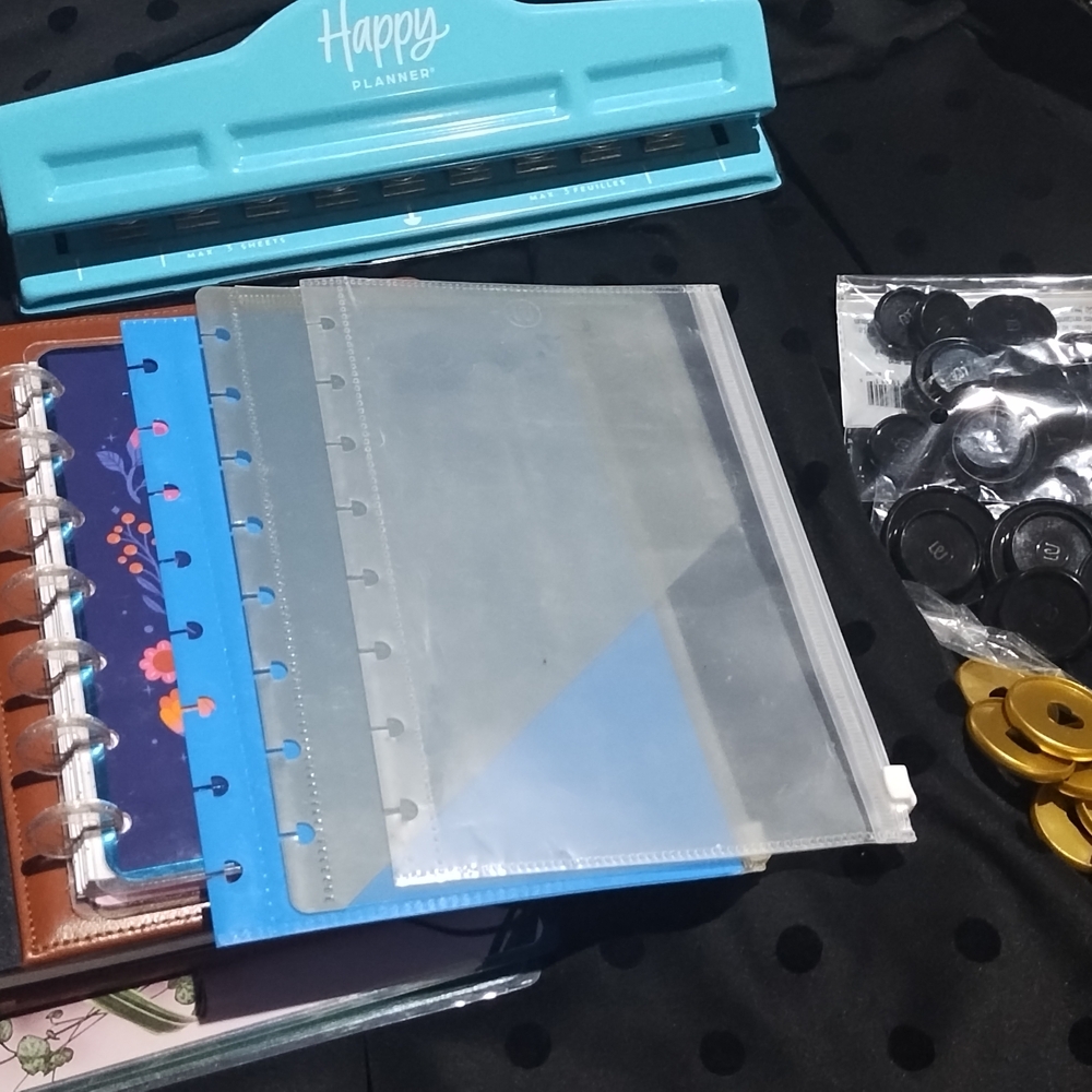 Happy Planner Blue Punch with Colorful Covers